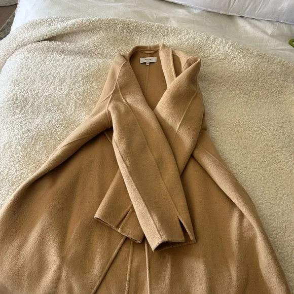 Reiss blended wool belt coat. - Picture 7 of 8